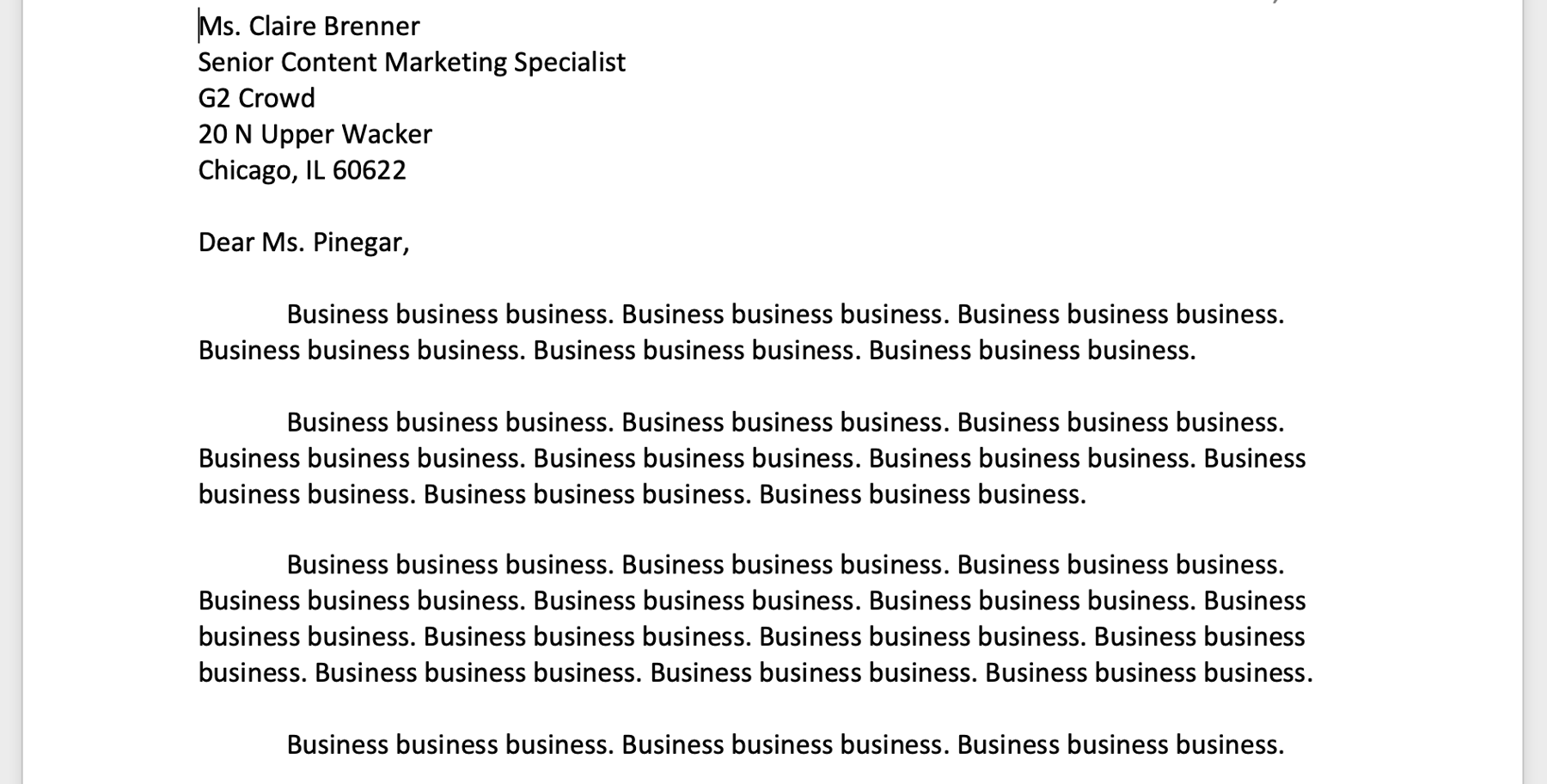 The Best Business Letter Format for Every Letter Type